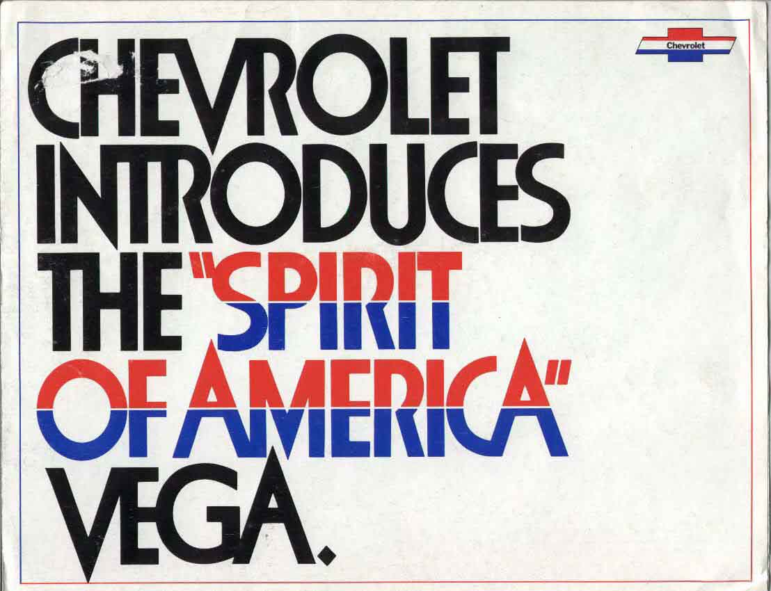 1974 Chevrolet Vega Brochure - Spirit of America Page 3